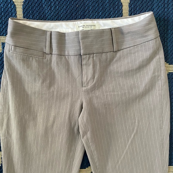 Banana Republic pin striped slacks - Picture 3 of 8
